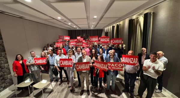 El PSOE presenta la candidatura de Francisco Cañestro a la alcaldía de Ronda