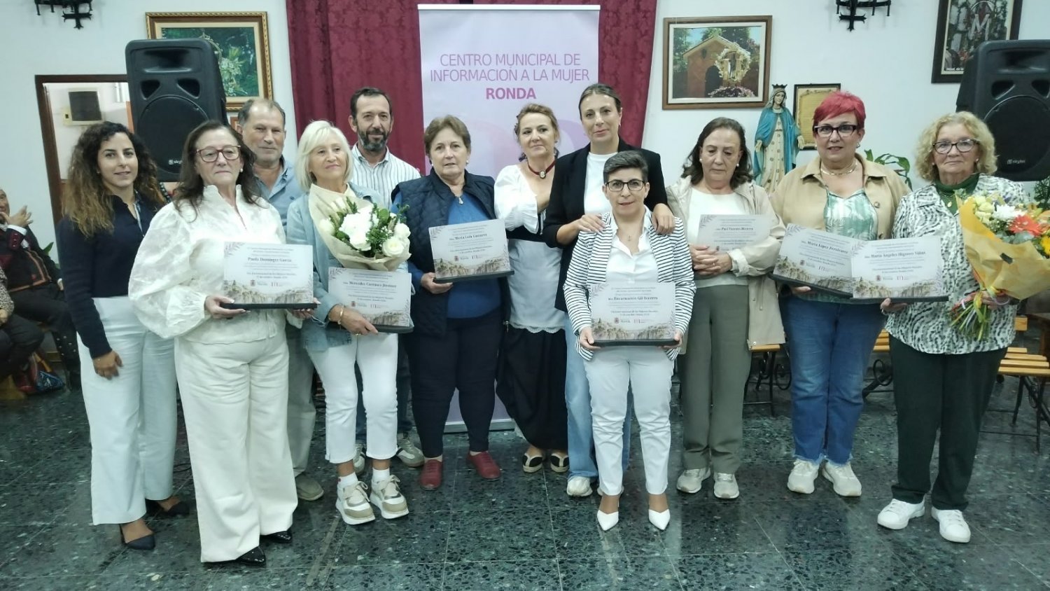 Ronda celebra un encuentro dedicado a las mujeres rurales y homenajea a siete vecinas