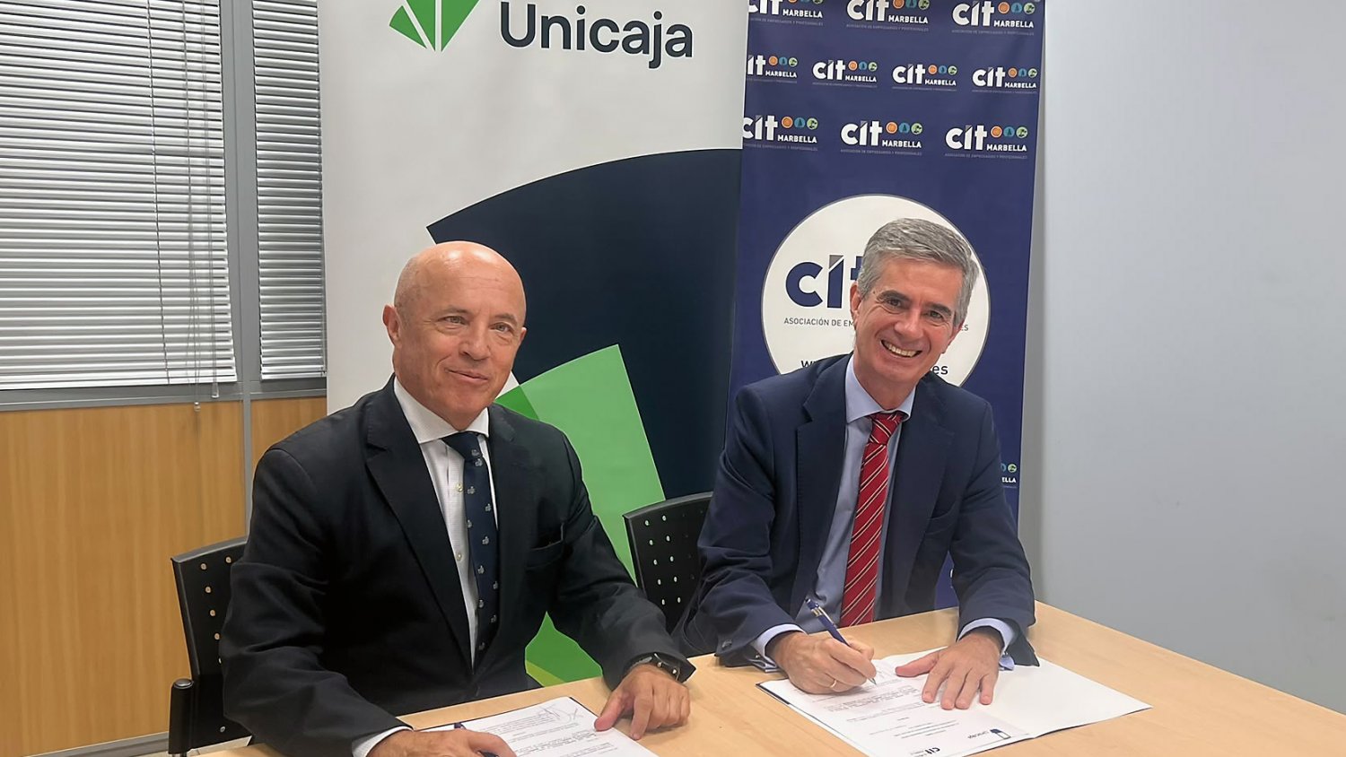 Unicaja mantiene el acceso a soluciones financiaras para las 500 empresas vinculadas a CIT Marbella