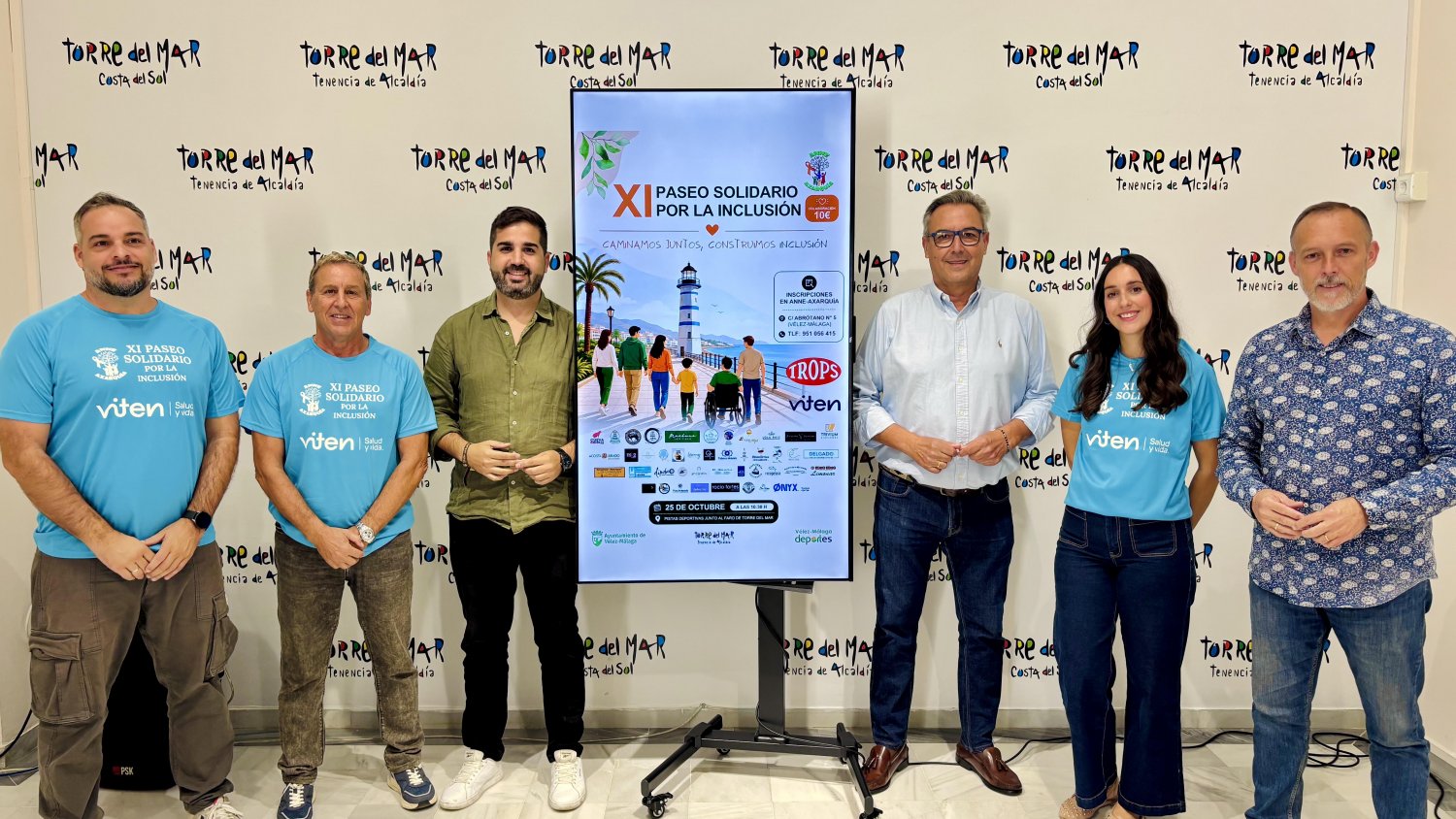 Torre del Mar pone en valor la inclusión en su Paseo Solidario