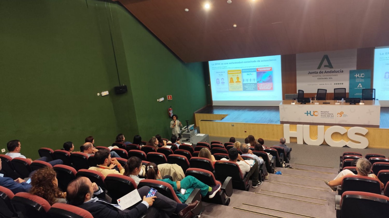 El Hospital Universitario Costa del Sol acoge un encuentro sobre la enfermedad pulmonar obstructiva crónica 