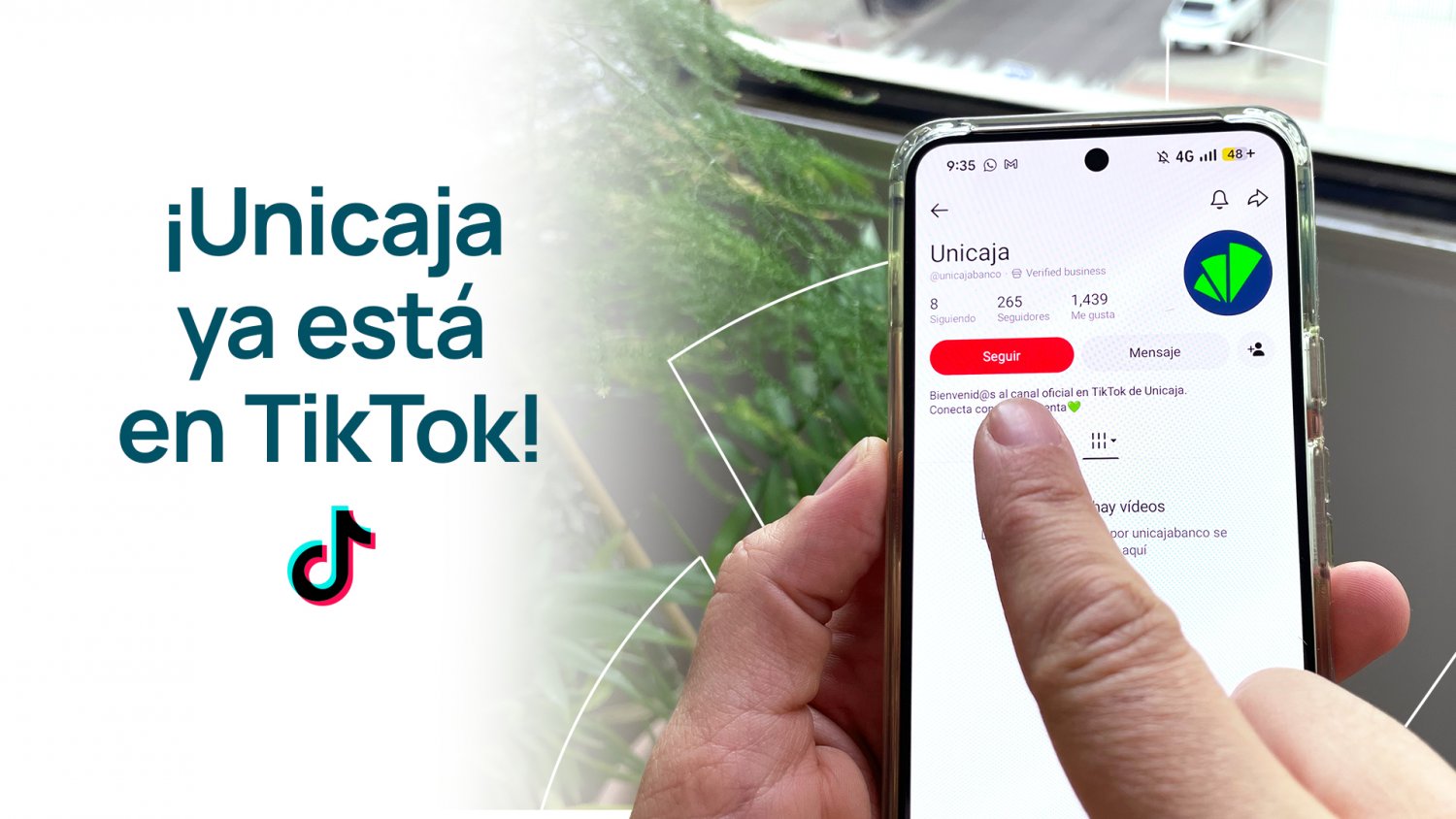 Unicaja llega a TikTok para acercar contenido de finanzas a los jóvenes