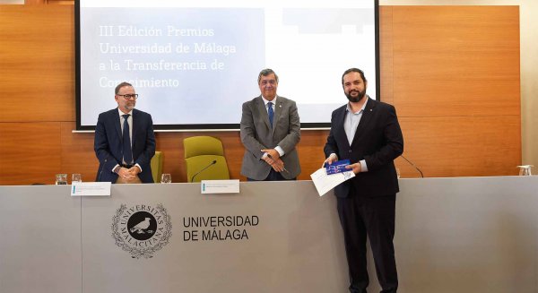 Los profesores Sergio Fortes y Sebastián Molinillo son galardonados en los III Premios a la Transferencia del Conocimiento