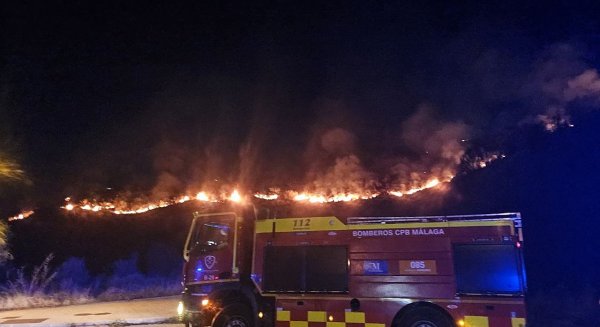 El incendio de Calaceite en Torrox ya está controlado