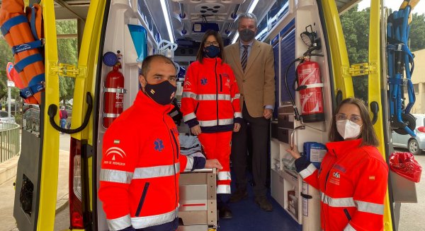Andalucía envía UVI móviles y Vehículos de Apoyo Logístico para asistir a las víctimas del accidente en Toledo