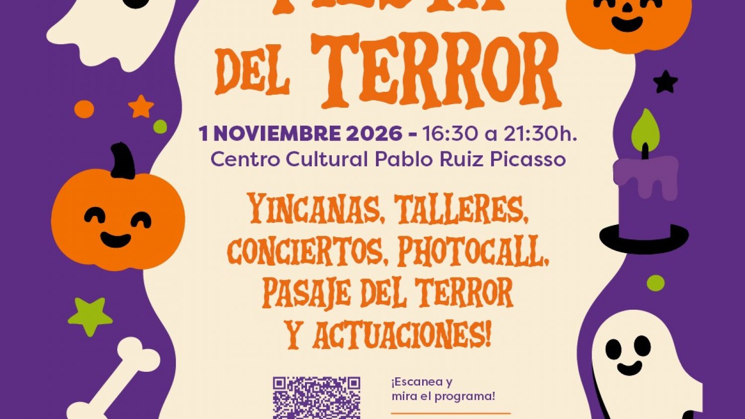 La Fiesta del Terror de Torremolinos prevista para el 31 de octubre se pospone al 1 de noviembre