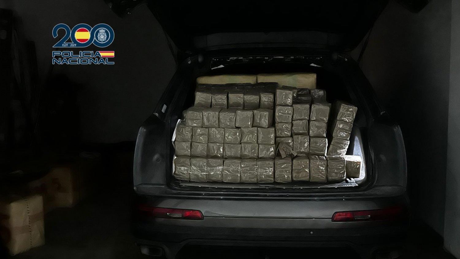 La Policía Nacional interviene 2,5 toneladas de hachís y 600 kilos de cocaína