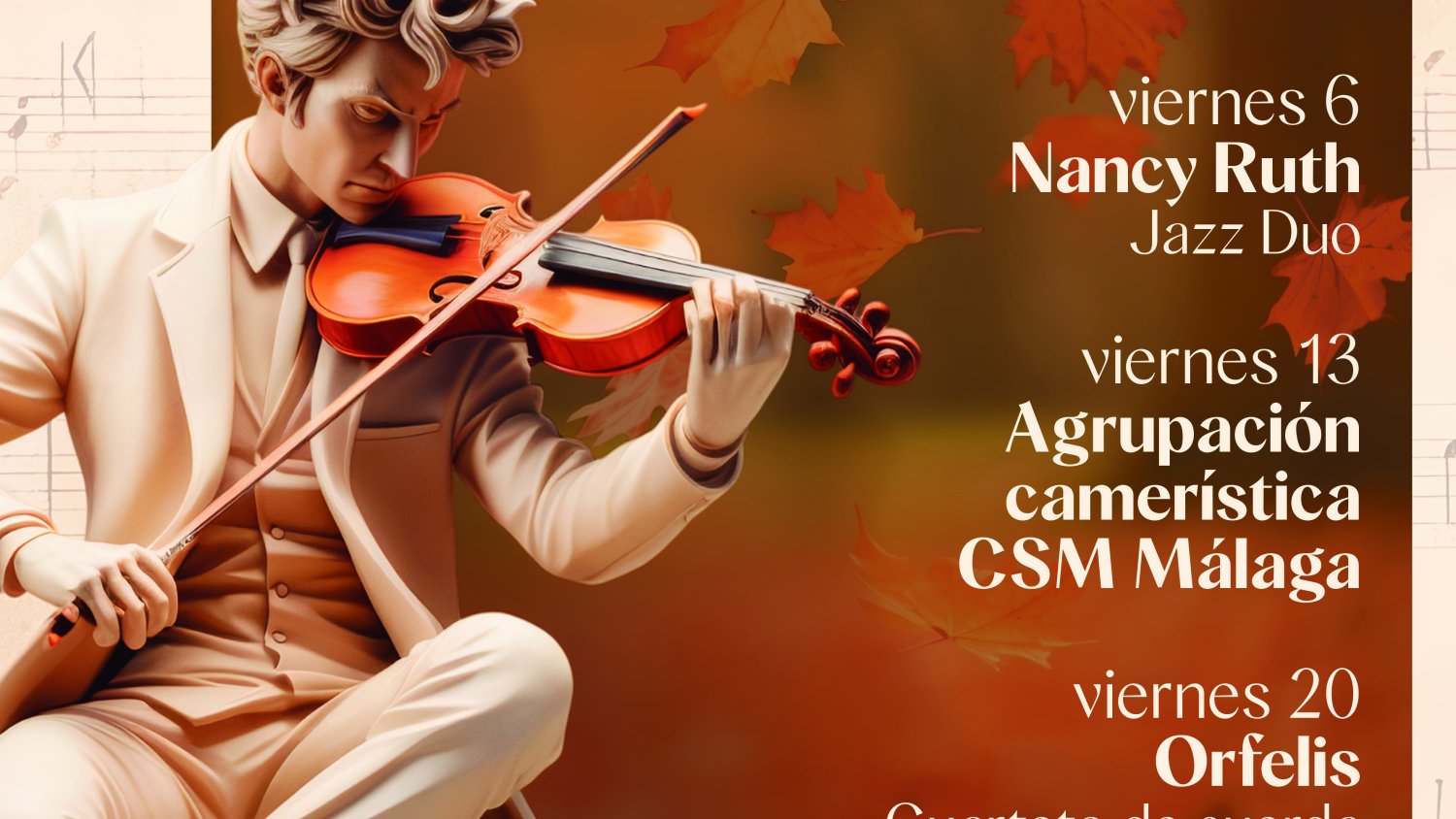 Rincón de la Victoria acoge una nueva edición de Noviembre Musical durante los cuatro viernes del mes
