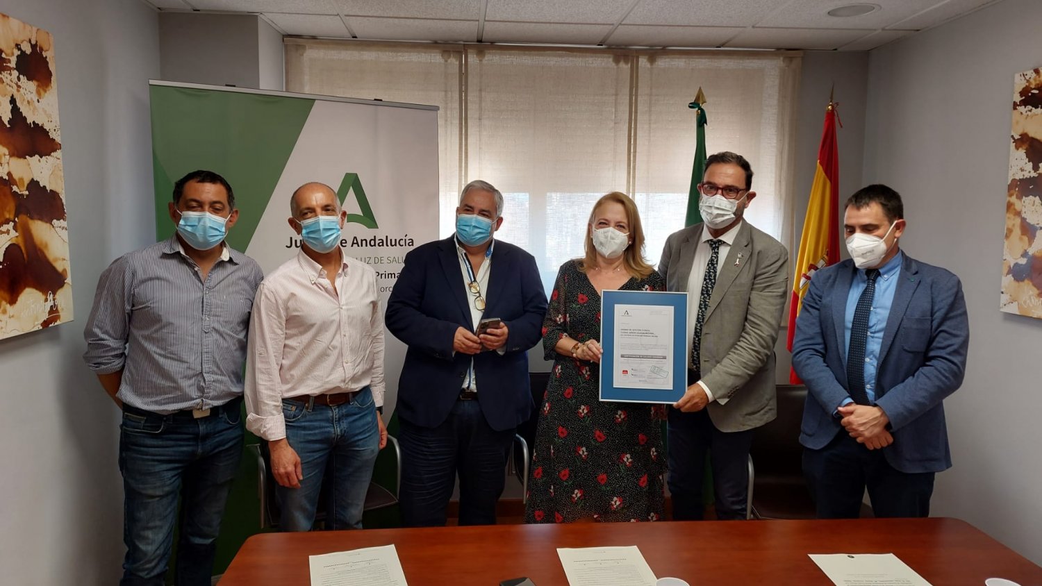 El centro de salud de Ciudad Jardín certifica la calidad de sus servicios