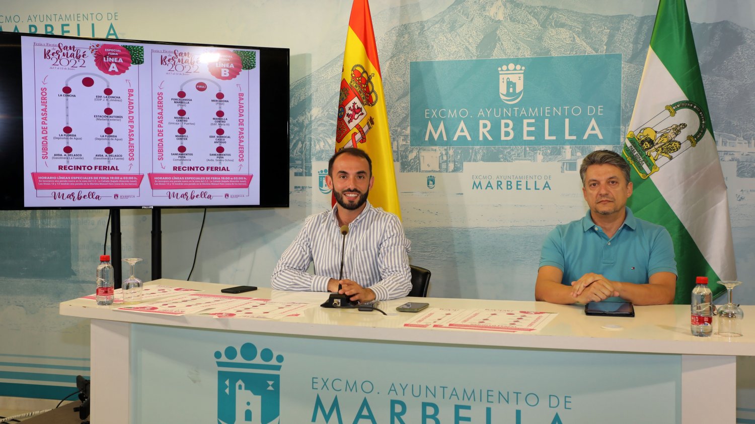 Marbella anuncia que pondrá dos líneas de autobuses gratuitos para la acceder al recinto ferial