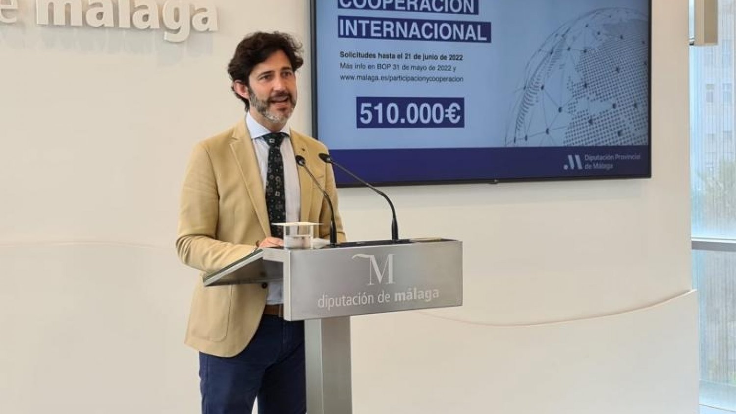 Diputación destina 510.000 euros a la convocatoria anual de proyectos de cooperación internacional
