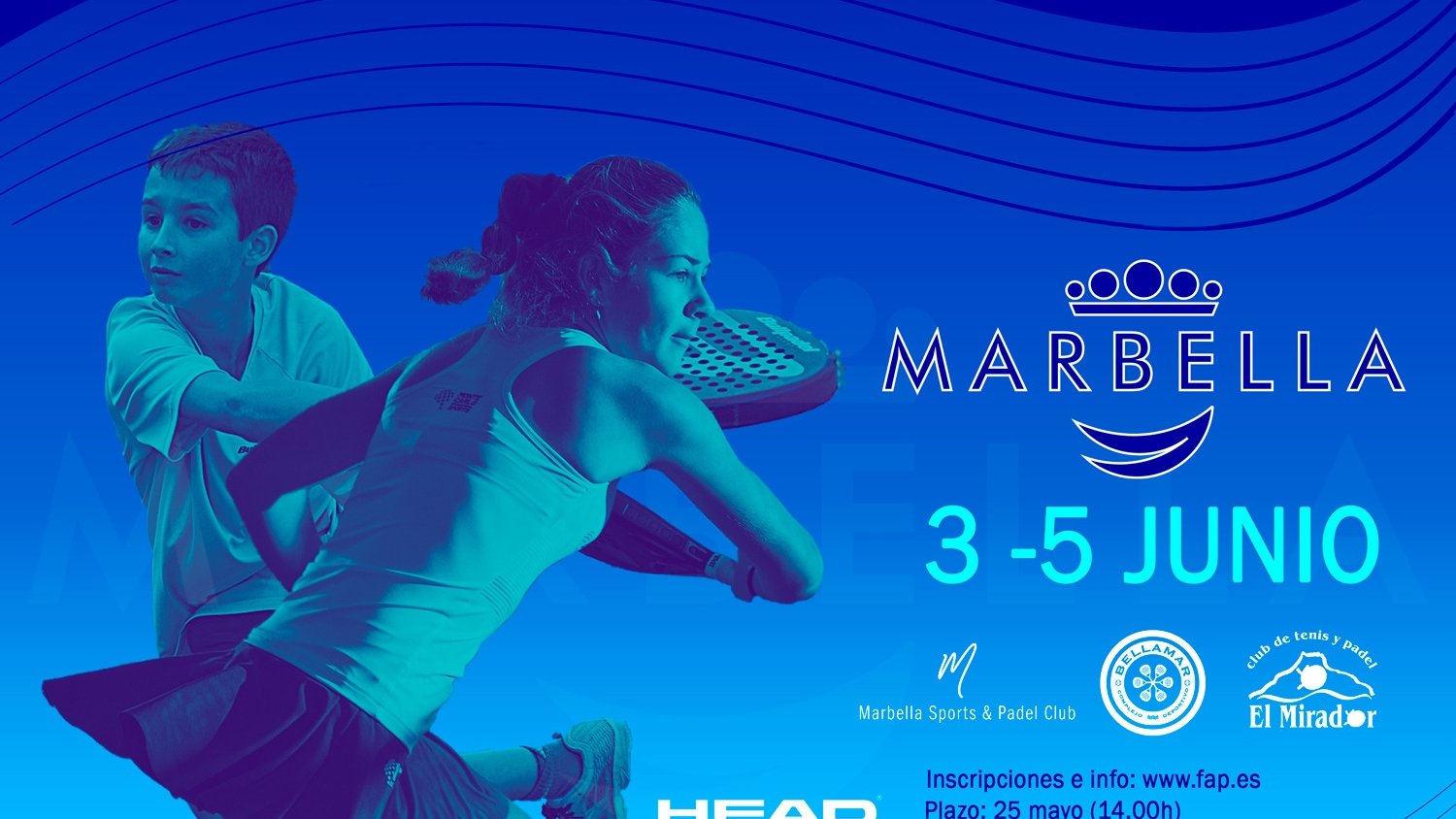 El Ayuntamiento respalda el Trofeo Ciudad de Marbella de pádel con más de 330 deportistas