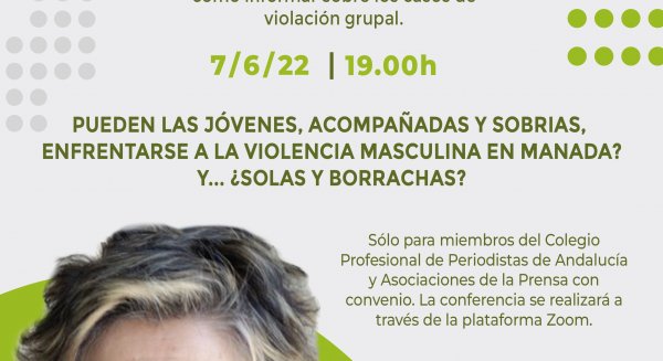 Pilar López Díez ofrece un encuentro online para abordar el tratamiento informativo de las violaciones en manada