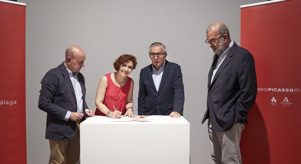 El Museo Picasso Málaga y el Ateneo firman un nuevo convenio de colaboración