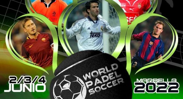 Leyendas del fútbol como Totti o Panucci compiten en el World Pádel Soccer