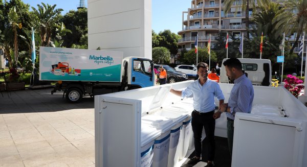 Marbella amplía en seis los puntos limpios móviles hasta alcanzar los 21 en todo el municipio