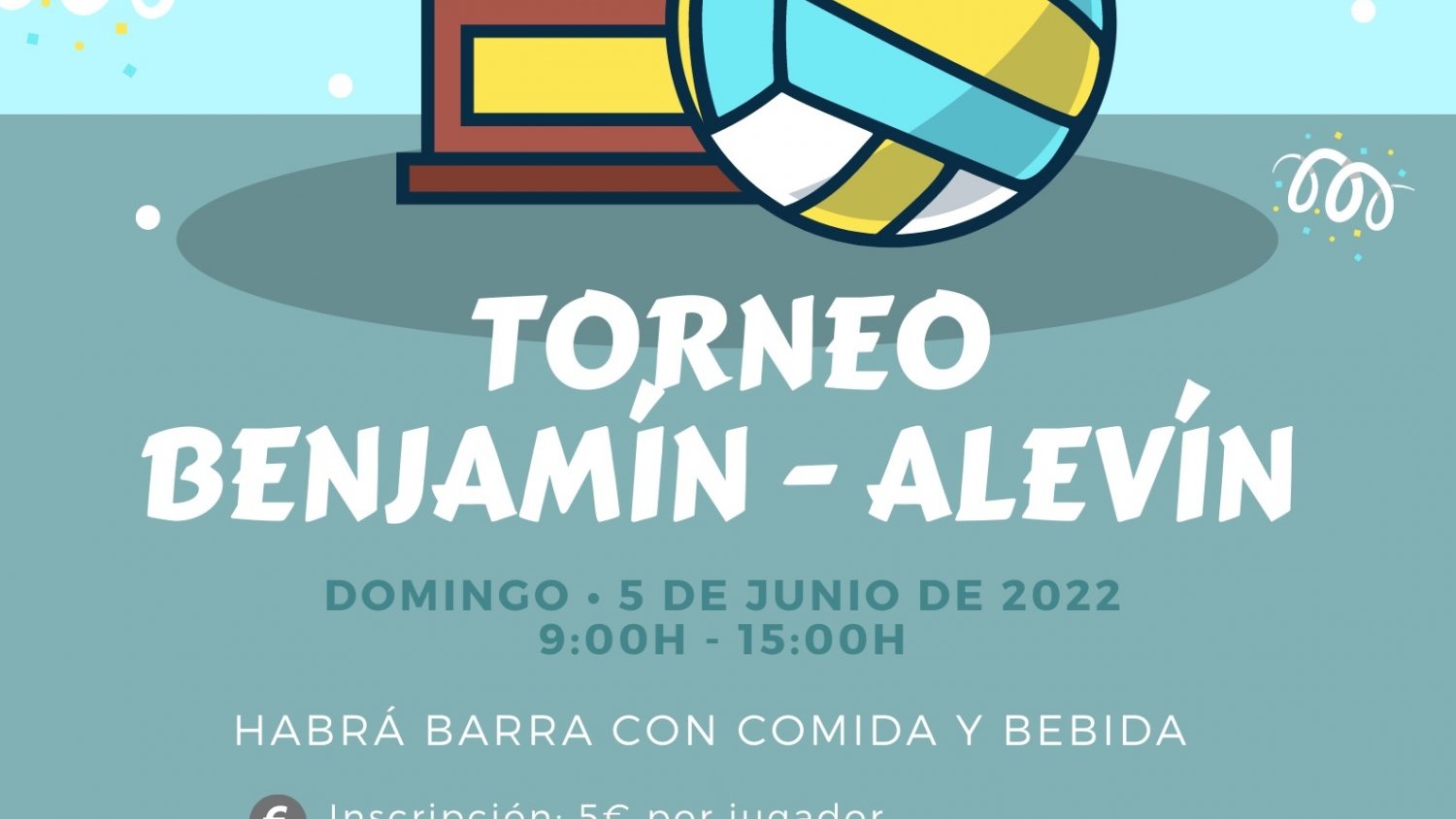 Rincón de la Victoria acoge el I Torneo Benjamín-Alevín de Voley el domingo 5 de junio