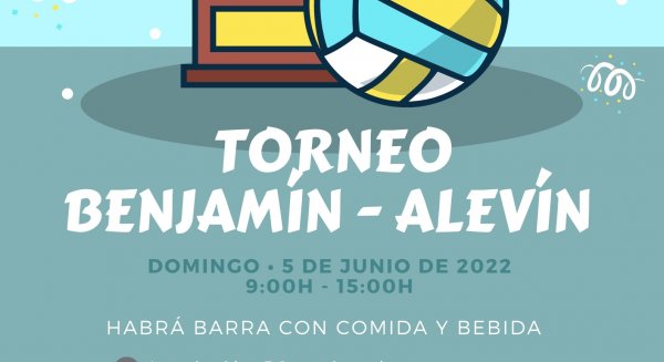 Rincón de la Victoria acoge el I Torneo Benjamín-Alevín de Voley el domingo 5 de junio