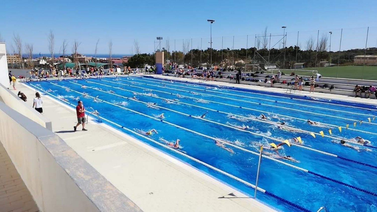 Cerca de 300 nadadores de siete países europeos entrenarán en la piscina Virgen del Carmen III
