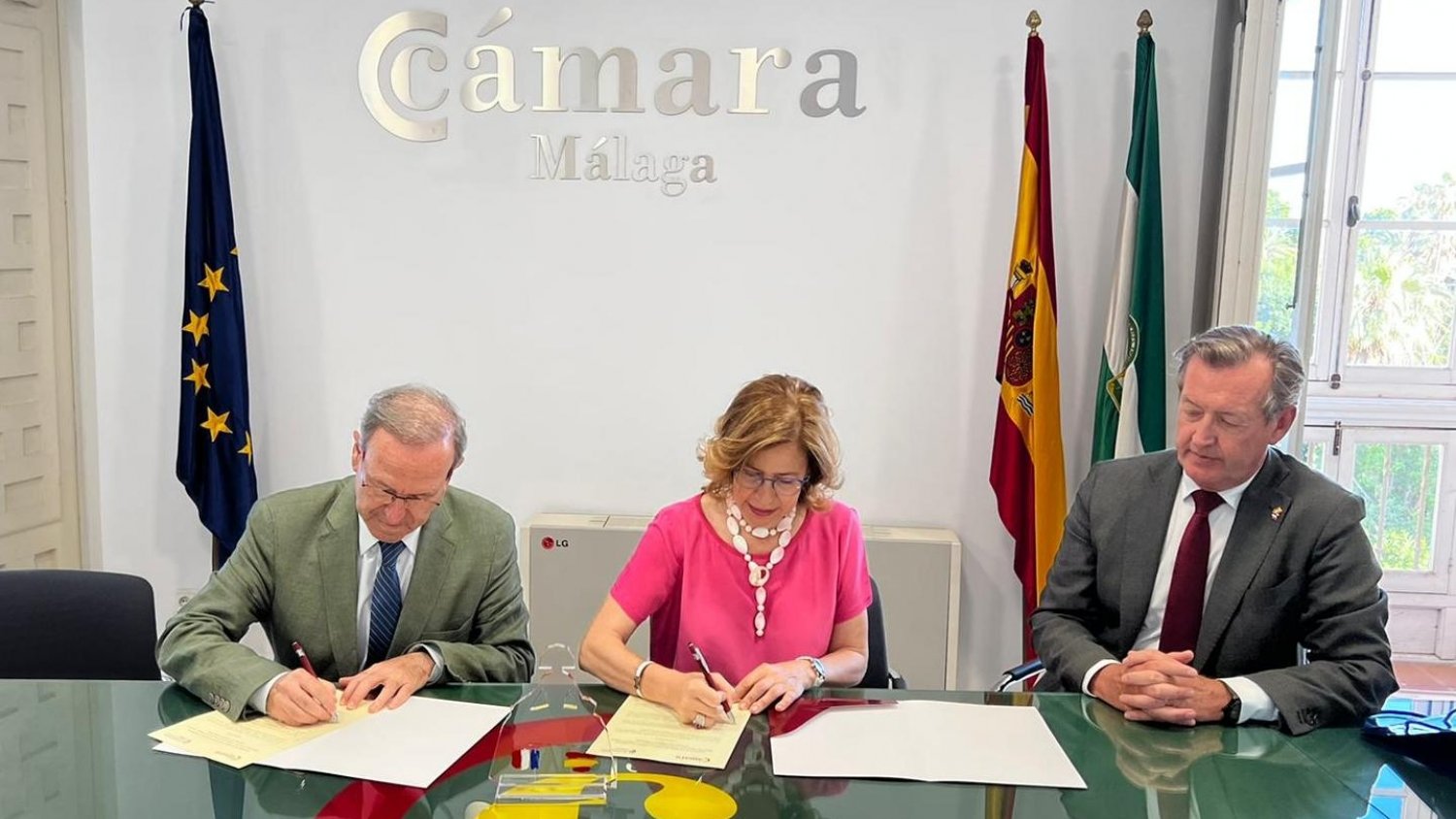 Las Cámaras de Comercio de Málaga y la Franco-Española firman un acuerdo de colaboración