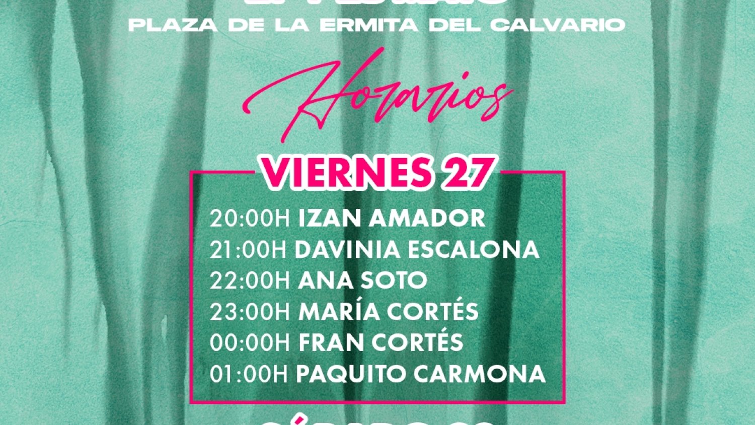 El Polivalente Music Fest reúne a más de medio centenar de artistas en la plaza de la Ermita del Calvario