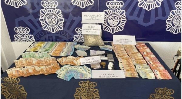 La Policía Nacional desmantela un punto de venta de drogas en Mijas