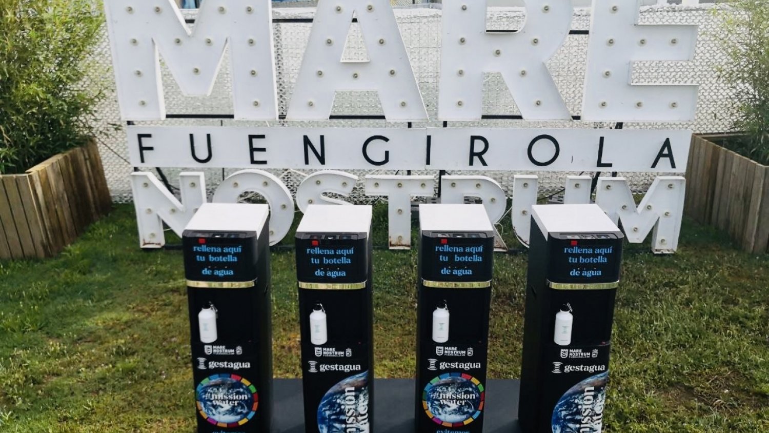 Marenostrum Fuengirola incorpora puntos de recarga de agua para el personal