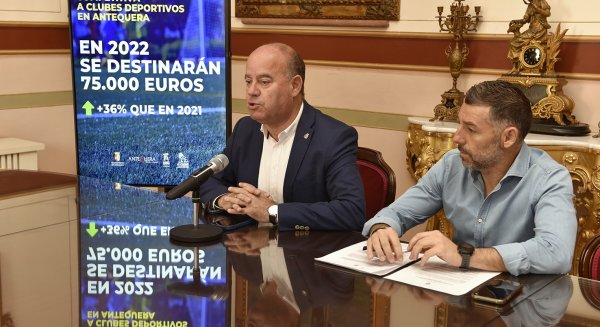 Antequera aumenta hasta los 75.000 euros las subvenciones a clubes deportivos