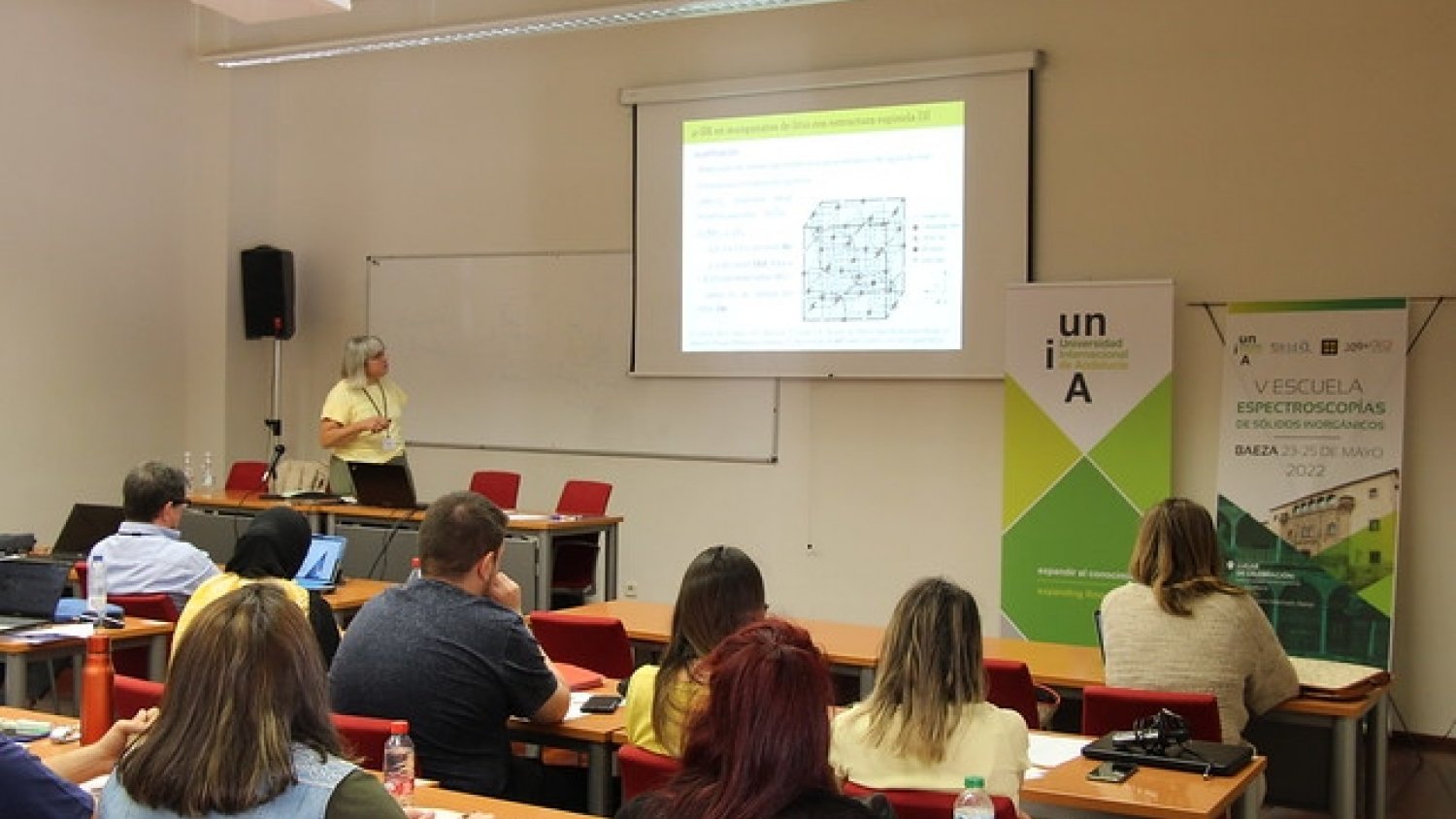 La Sede Antonio Machado de Baeza acoge la ‘V Escuela de Espectroscopías de Sólidos Inorgánicos’