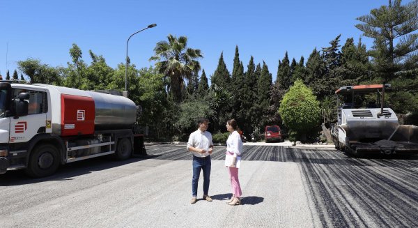 Marbella completa el asfaltado del 95% de la zona de Arroyo de las Piedras de Nagüeles