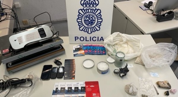 Detenido en Marbella un hombre con 1,5 kilogramos de MDMA ocultos en botes de productos de belleza
