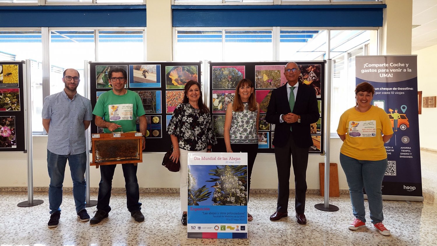 UMA.- La Facultad de Medicina acoge la exposición 'Las abejas y otros polinizadores'