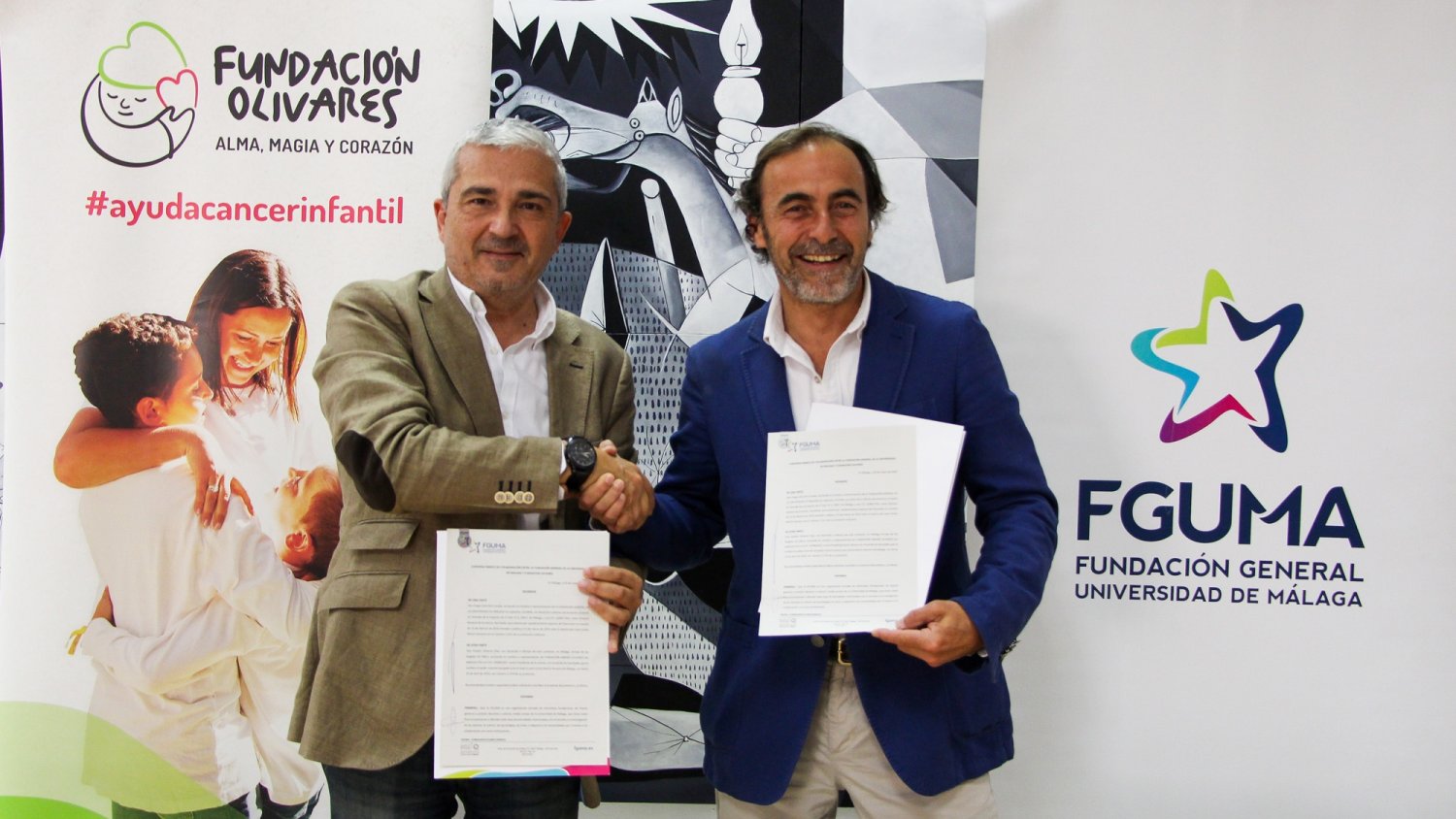 UMA.- Solidaridad y compromiso sellan la colaboración entre la FGUMA y la Fundación Olivares