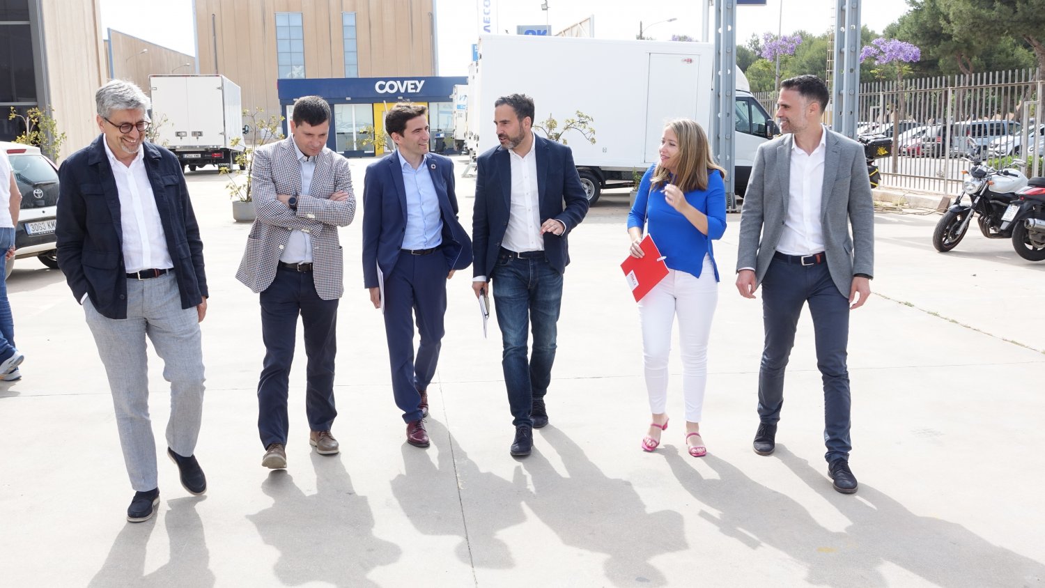 El partido socialista y APOMA se unen para la garantizar la viabilidad de las obras en los polígonos malagueños