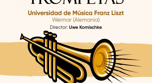 Un ensamble de trompetas de alumnos alemanes conmemora la Semana de la Educación Artística