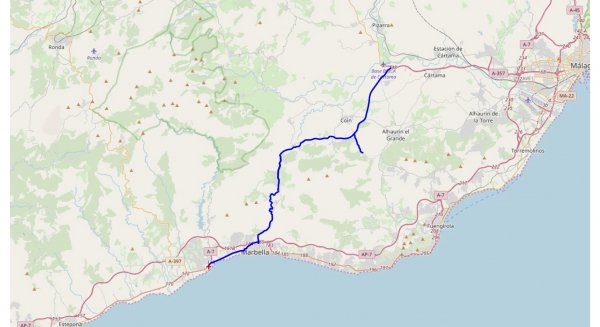 La DGT hace un despliegue de medio por la carrera IRONMAN en Marbella