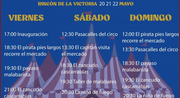 La Plaza Al-Ándalus de Rincón de la Victoria se convierte en un `Circo del Mar´ este fin de semana