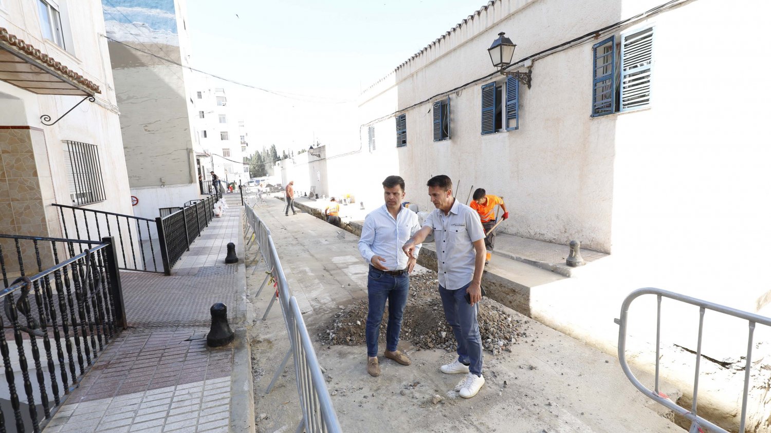 Marbella mejora la red de saneamiento del barrio de Plaza de Toros
