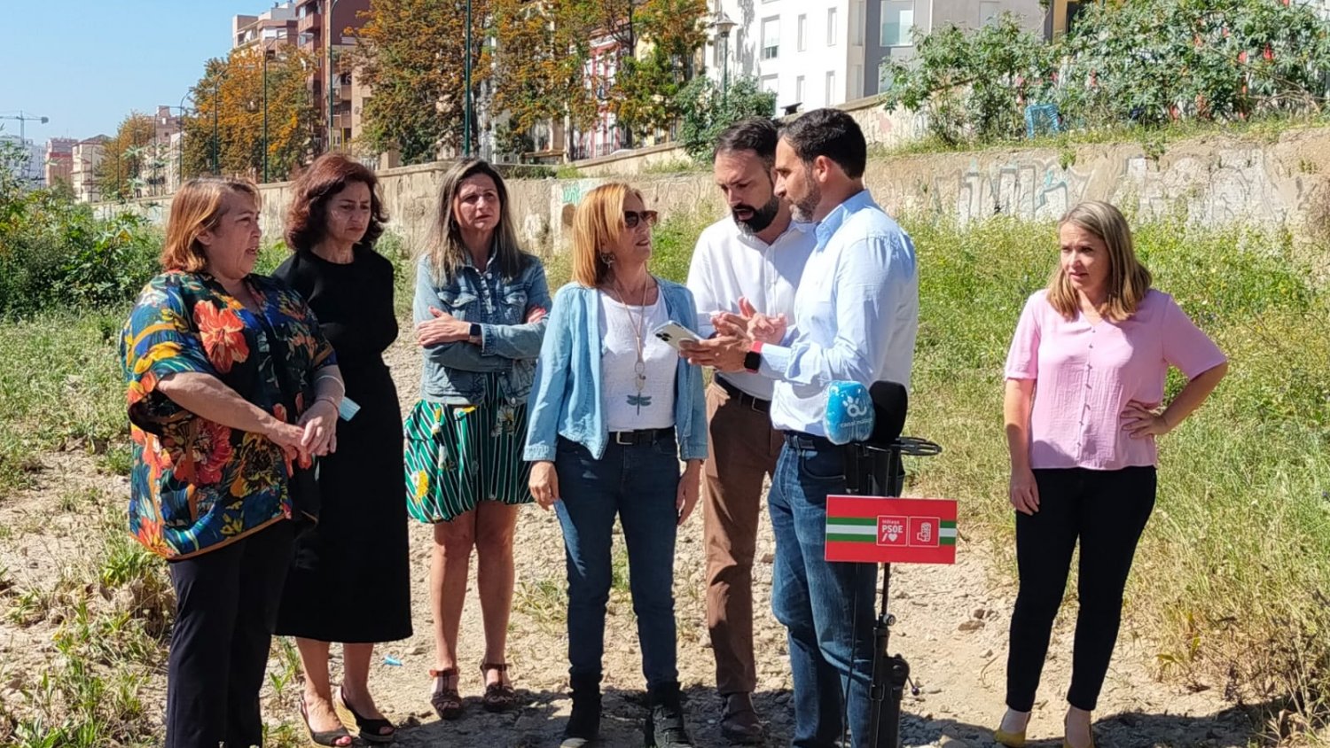 PSOE Málaga acusa a Elías Bendodo de mentir sobre el parque fluvial del río Guadalmedina
