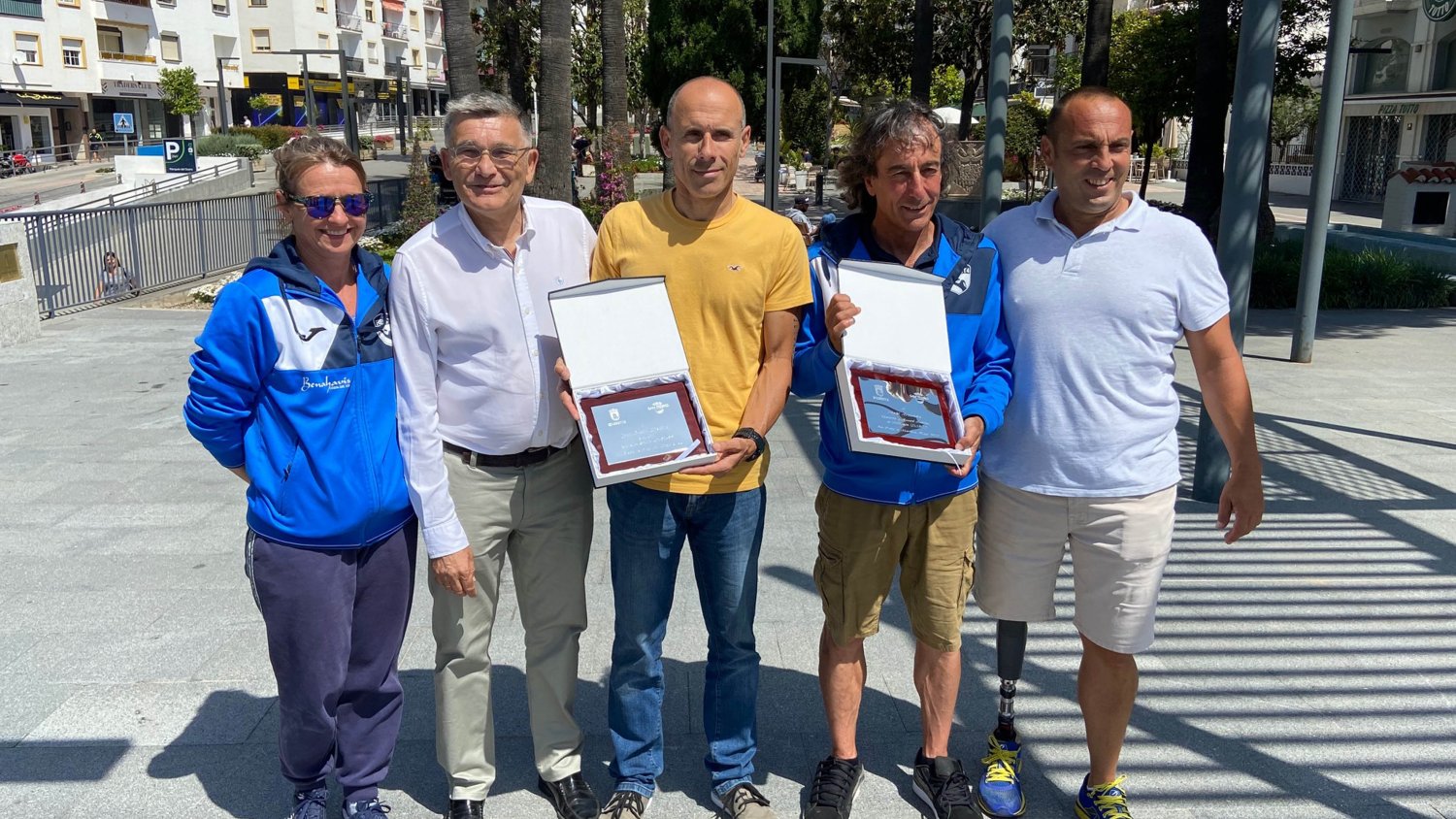 Marbella reconoce los últimos éxitos de los deportistas locales Iñaki Armendia y Juan Pedro Medina