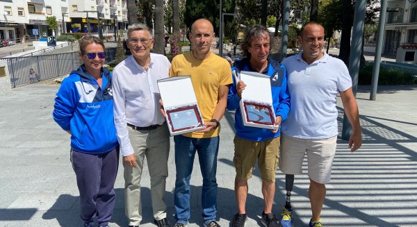 Marbella reconoce los últimos éxitos de los deportistas locales Iñaki Armendia y Juan Pedro Medina
