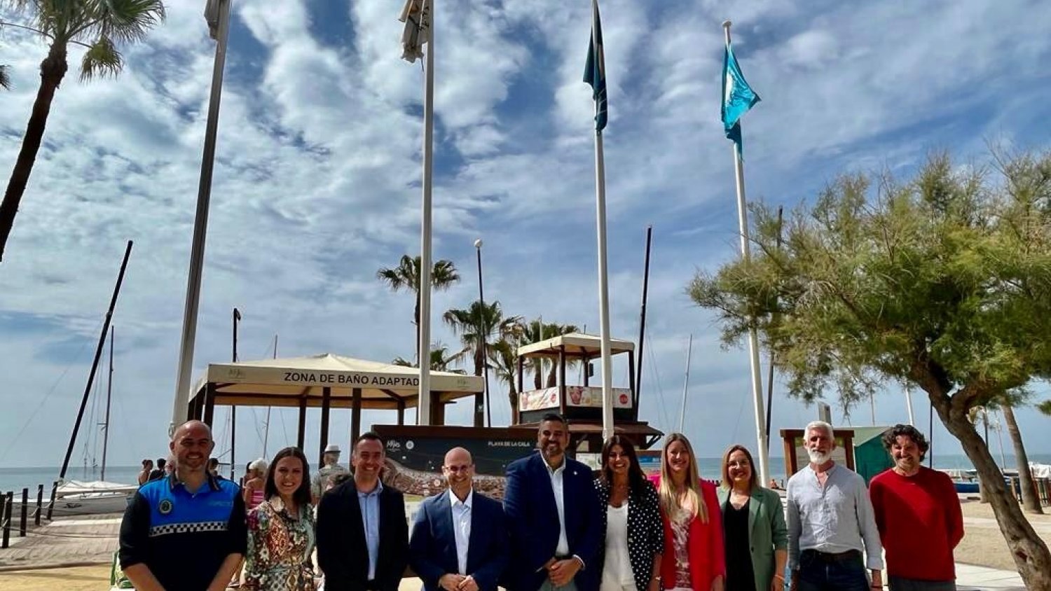 Málaga estrena dos nuevas Banderas Azules y alcanza ya 44 distinciones