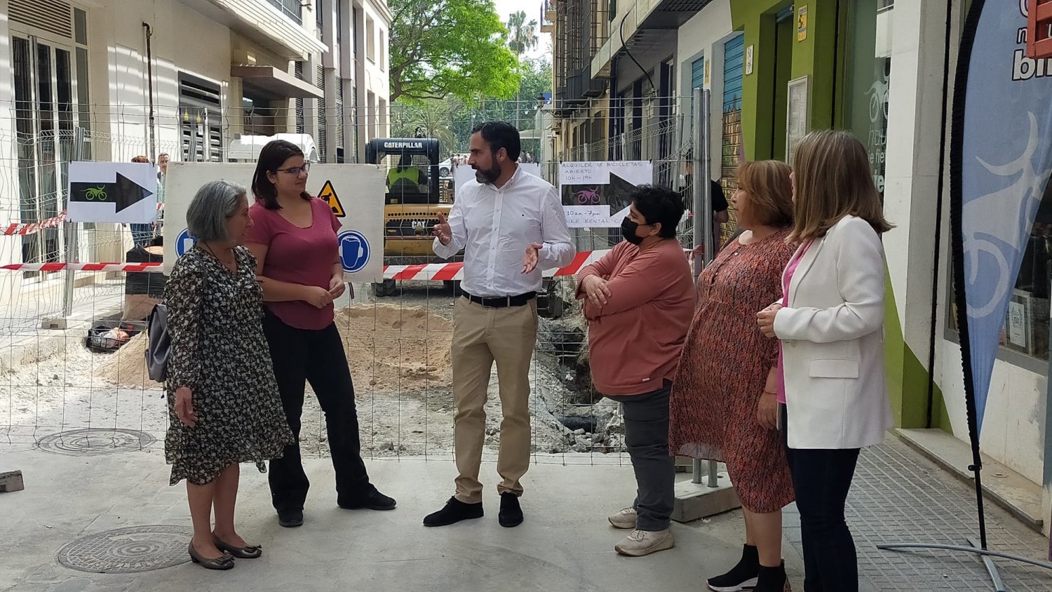 PSOE reclama al Ayuntamiento ayudas para los negocios afectados por las obras