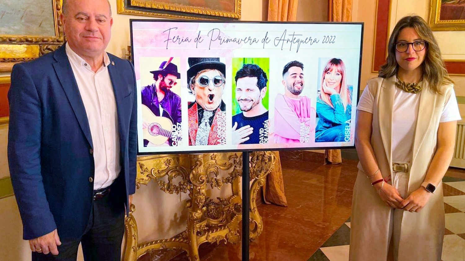 Antequera acoge en su Feria de Primavera las actuaciones de David de María y Chema Rivas