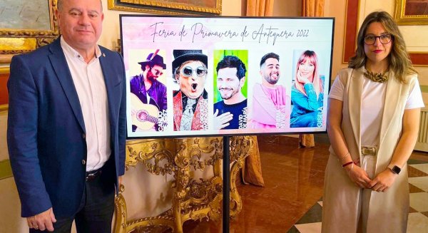 Antequera acoge en su Feria de Primavera las actuaciones de David de María y Chema Rivas
