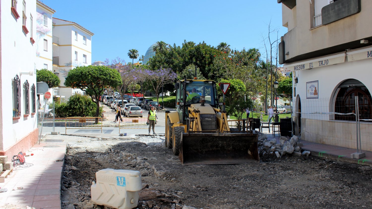 Estepona comienza las obras de remodelación de la calle Cardenal Herrera Oria