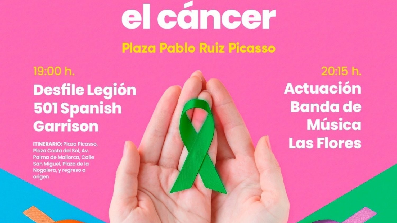 Torremolinos organiza un acto por la lucha contra el cáncer con música en directo y un desfile