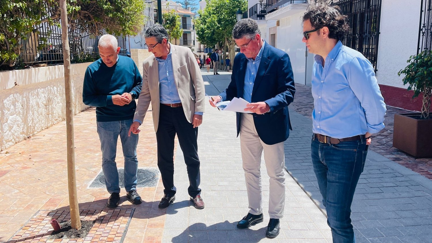 Diputación financia con 300.000 euros la peatonalización de una céntrica calle de Nerja