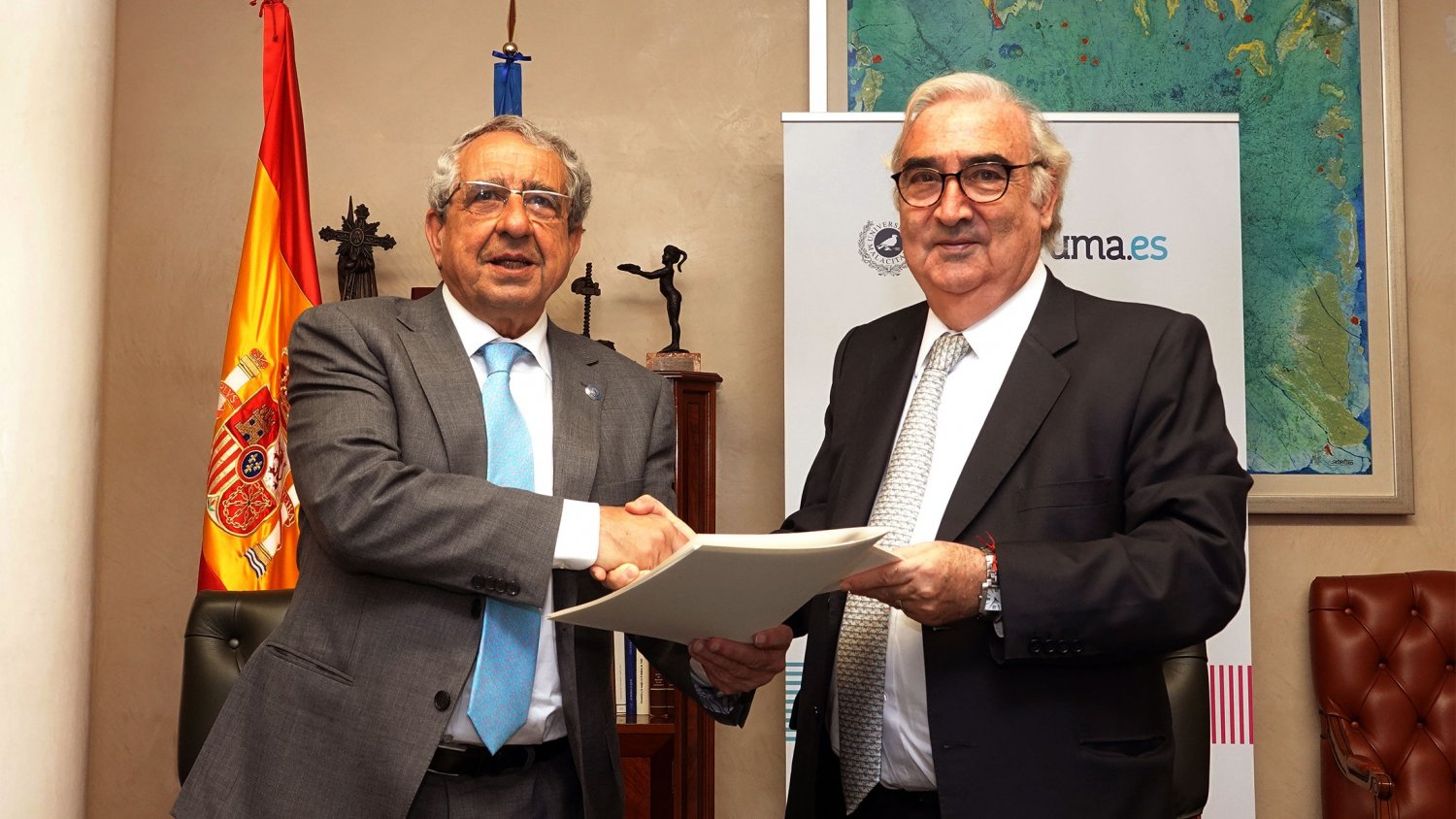 UMA.- La universidad y la UAP firman un acuerdo de cooperación