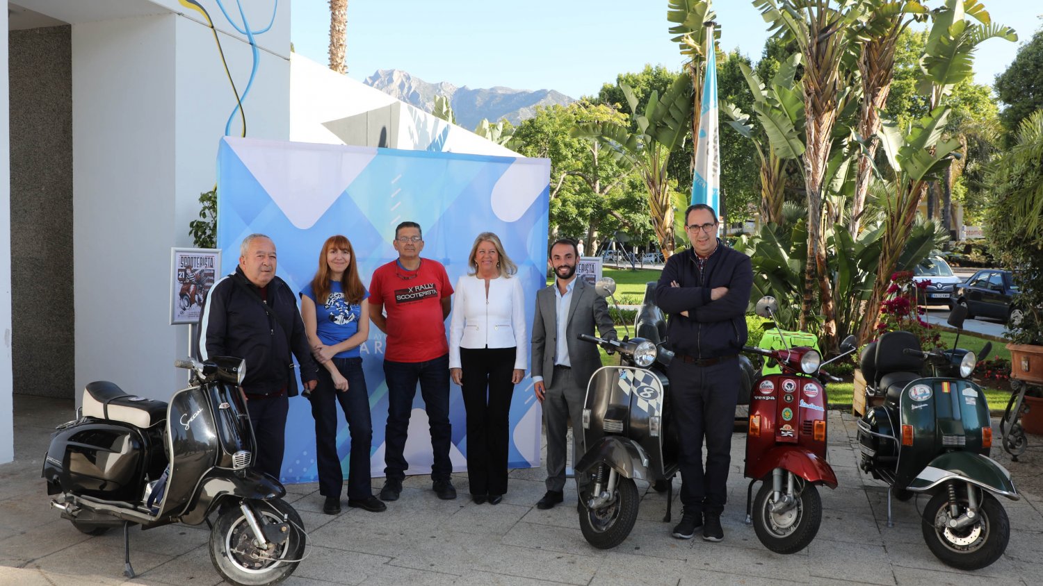 Marbella alberga una nueva edición del Rally Scooterista con más de 150 participantes